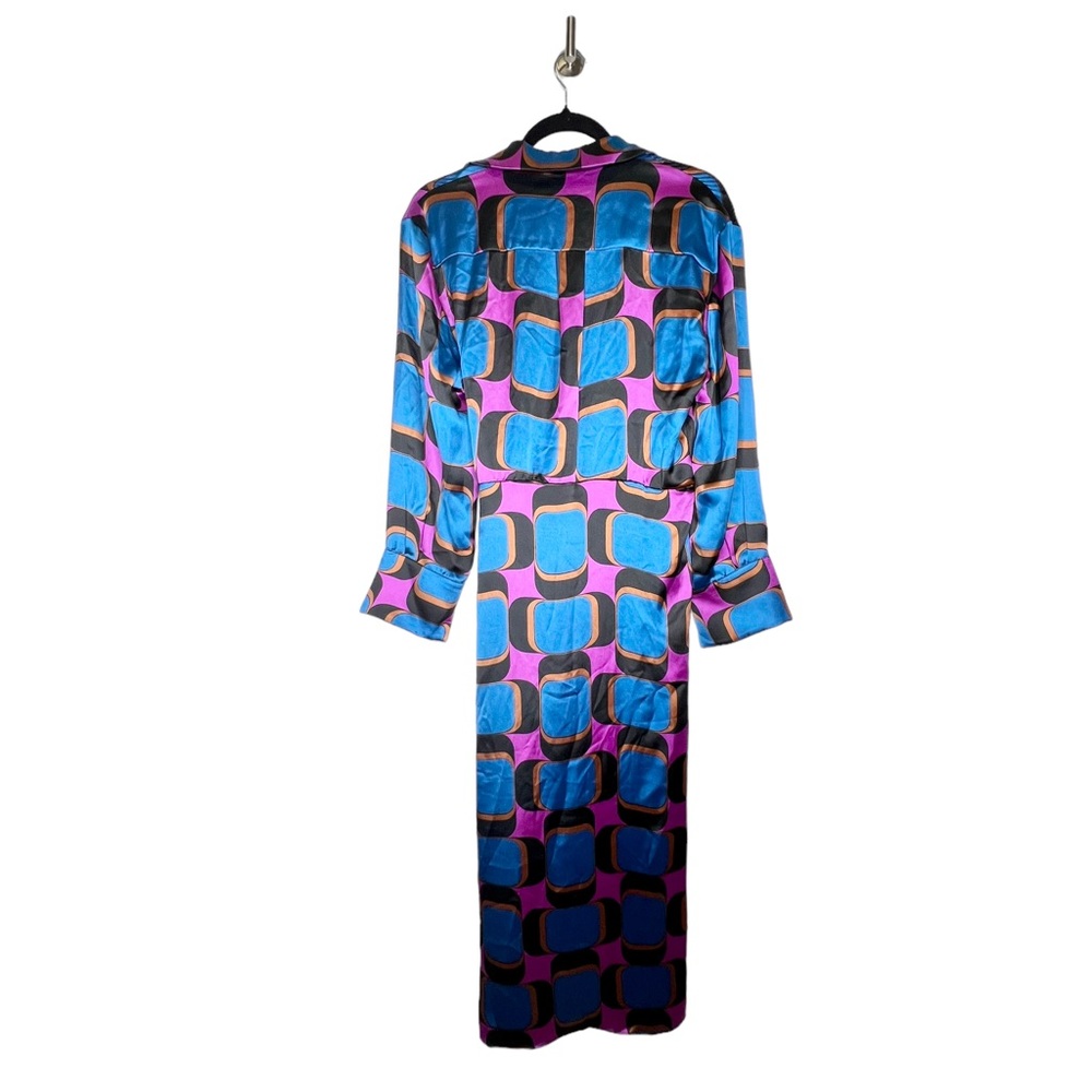 Zara Printed Wrap Midi Dress - Picture 13 of 14